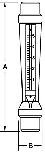7330 Flowmeter Size